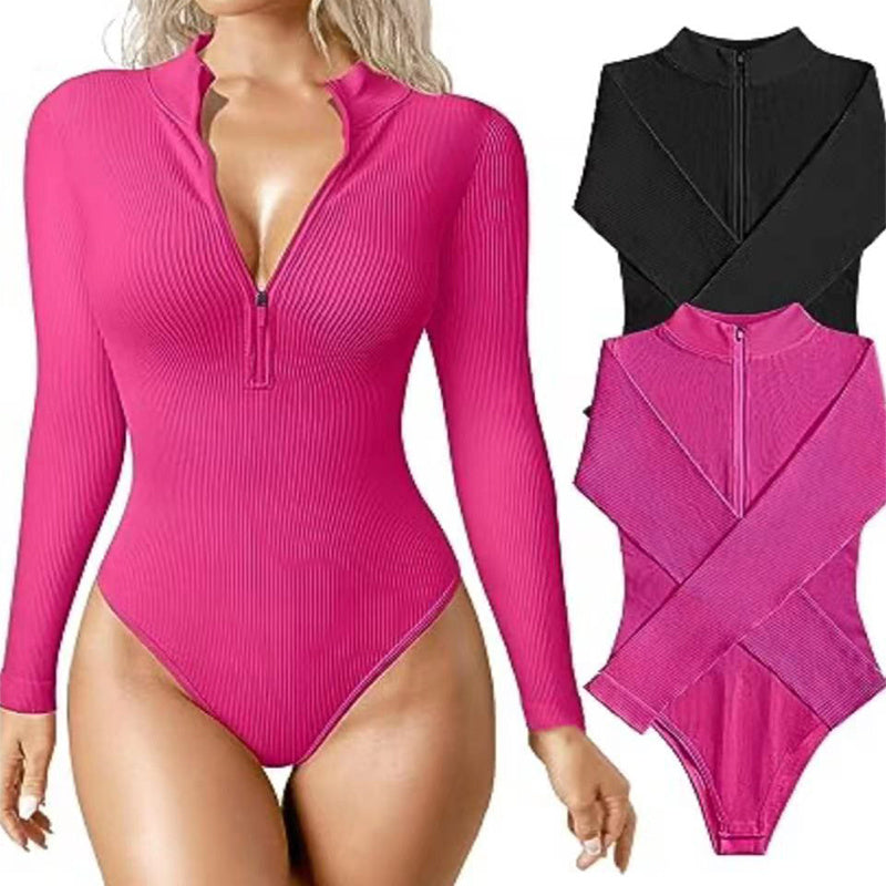 Long Sleeve Shapewear Jumpsuit