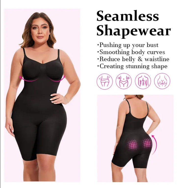 Mid-Thigh Slimming Shapewear Shorts