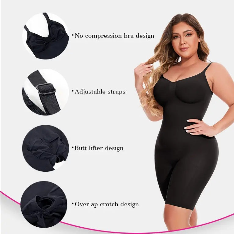 Mid-Thigh Slimming Shapewear Shorts